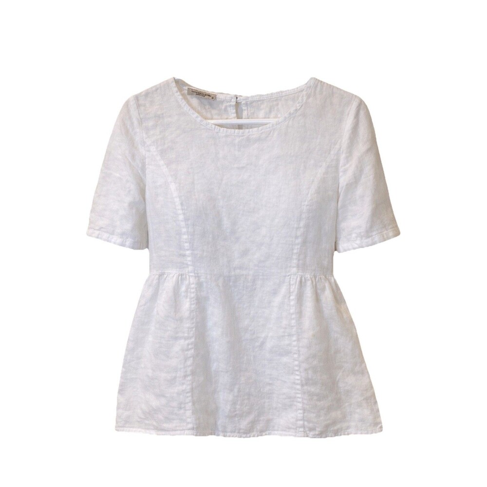 Women's Francesca Bettini Made in Italy 100% Linen Blouse - Size M